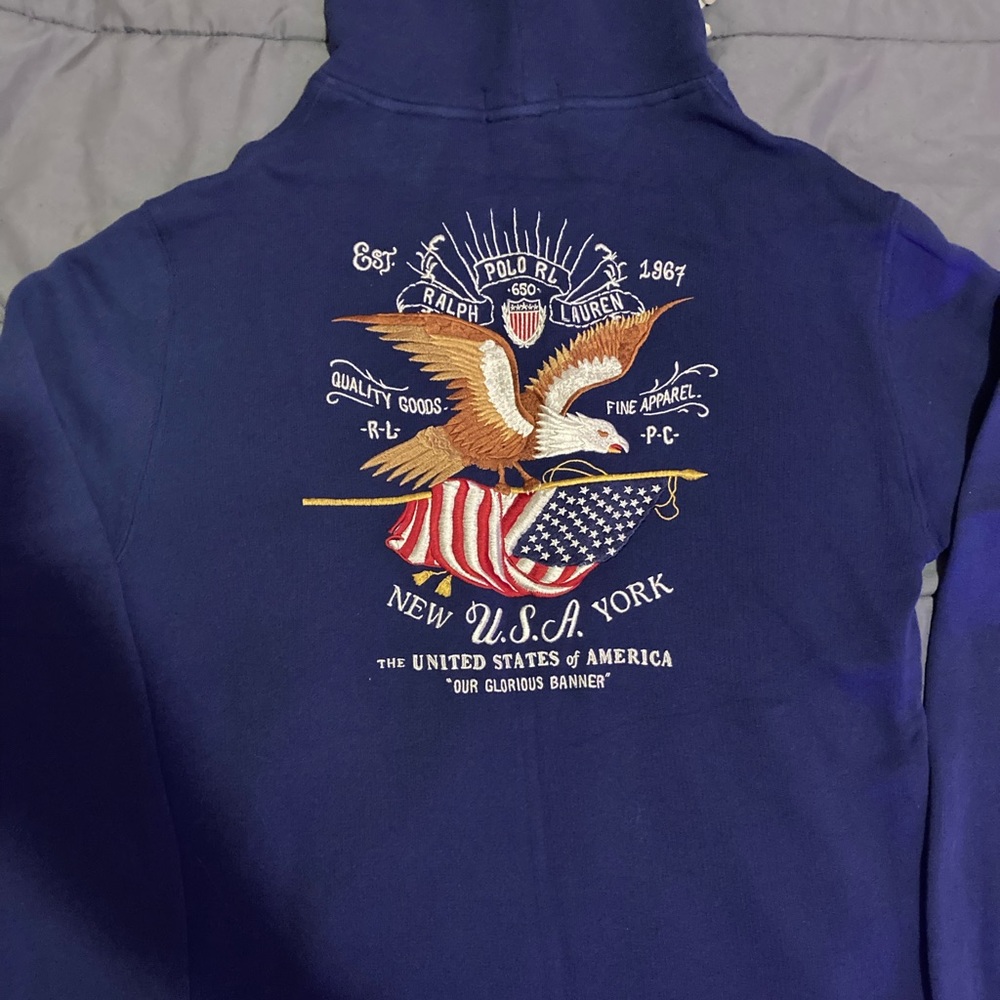 Polo graphic hoodie